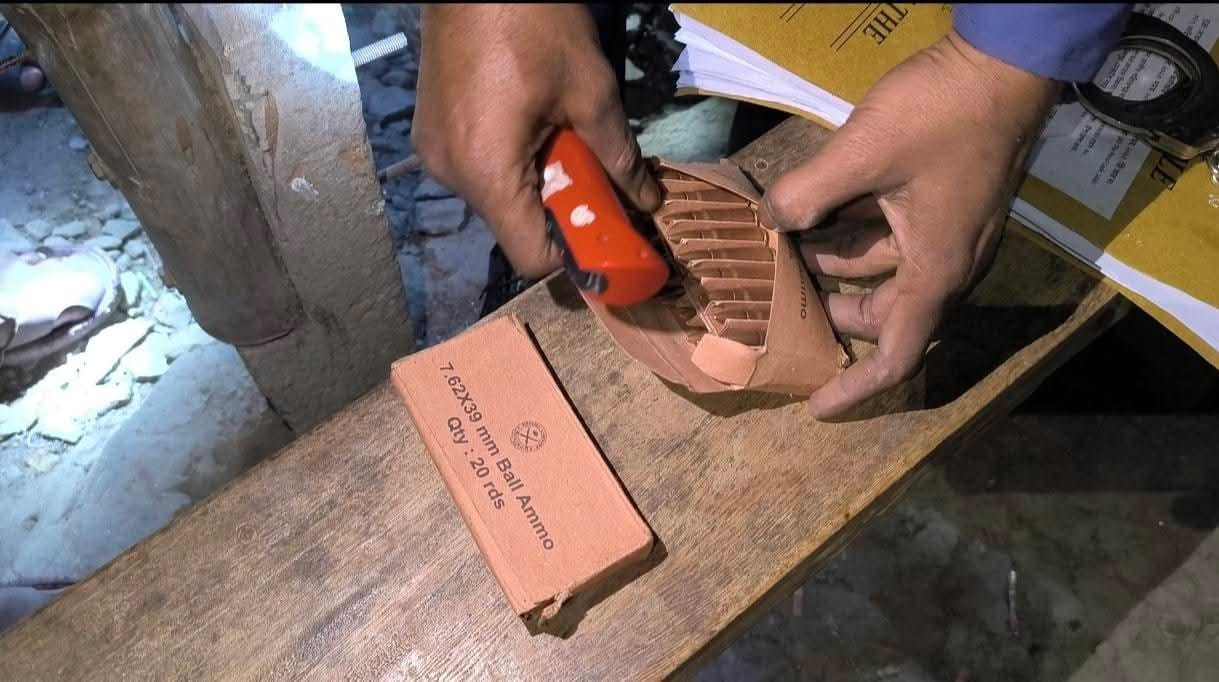 বোয়ালমারীতে যৌথ অভিযানে ৪০ রাউন্ড ৭.৬২ মি.মি. বল এ্যামোনিশন উদ্ধার