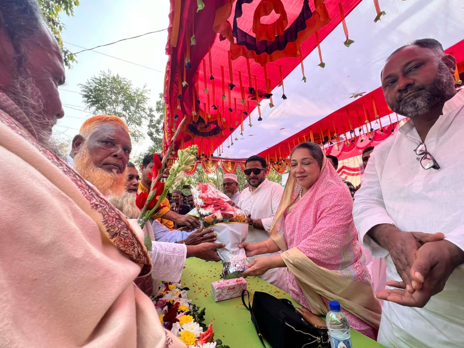 ফরিদপুরে চৌধুরী নায়াব ইউসুফের নির্বাচনী প্রচারণা অনুষ্ঠিত