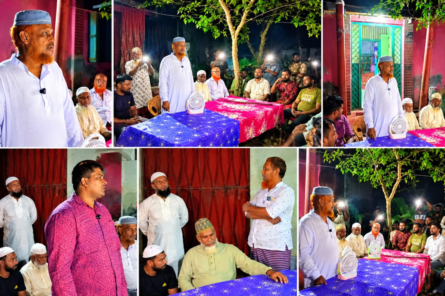 বোয়ালমারীতে জমি নিয়ে বিরোধ, ফেসবুকে অপপ্রচারের প্রতিবাদে উঠান বৈঠক